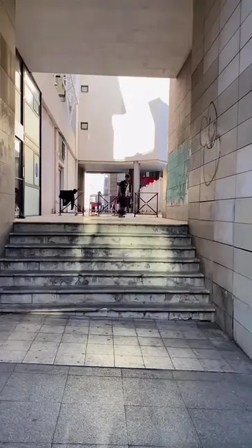 Skateboard Stair Jump video thumbnail