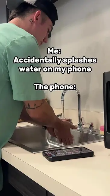 Water on Phone video thumbnail