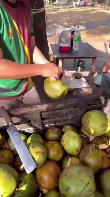 Cut Coconut Water video thumbnail