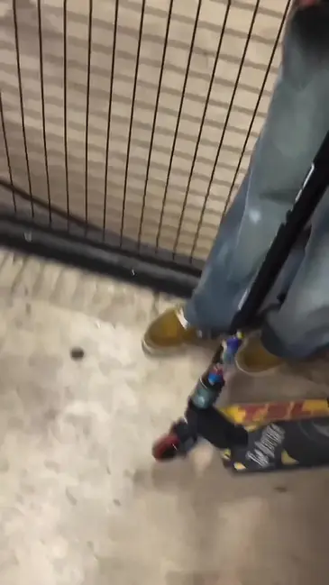 Scooter Fence Crash video thumbnail